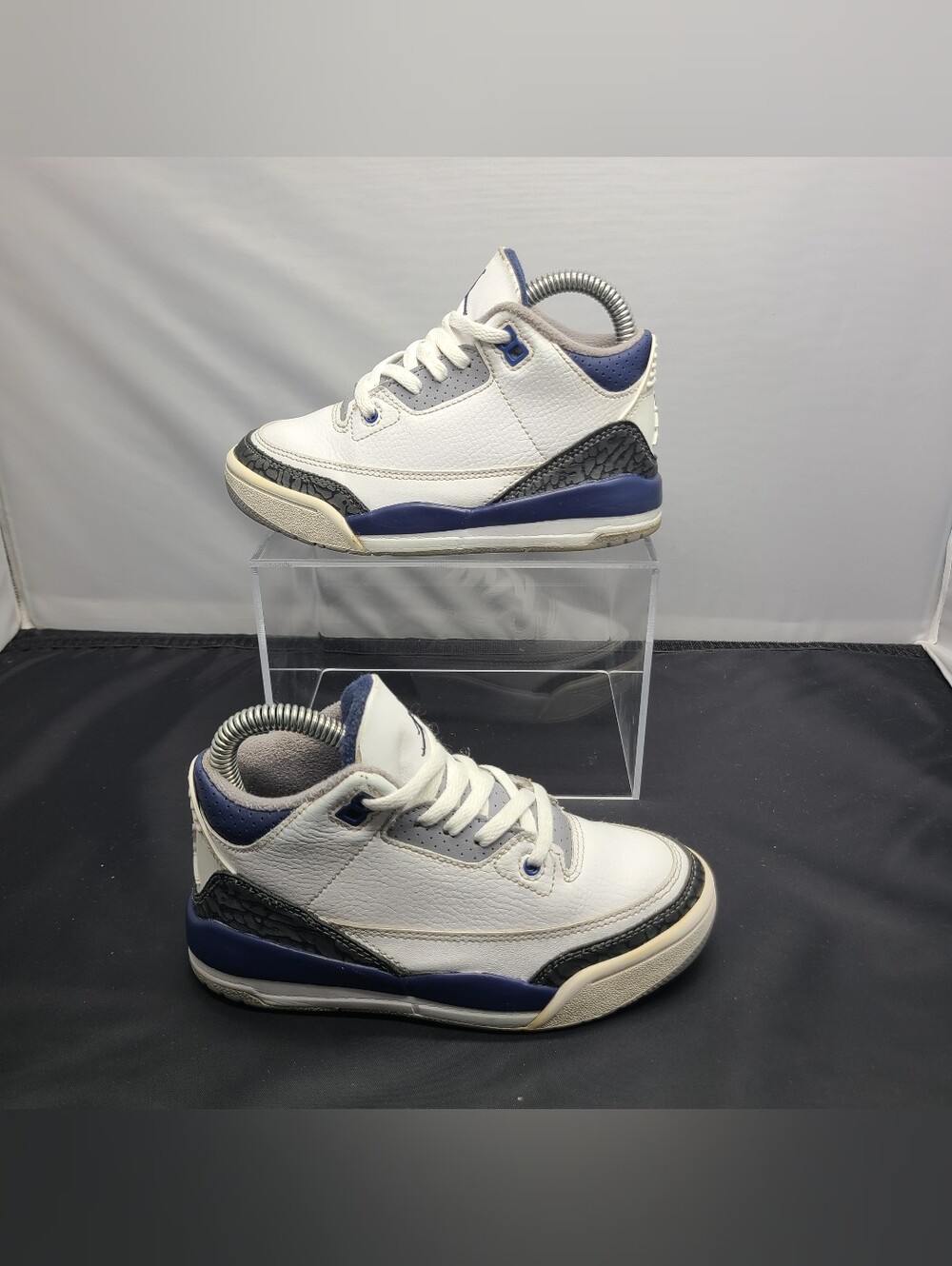 Jordan 3 Retro White/Midnight Navy (DM0966 140) kids Toddler size 12C